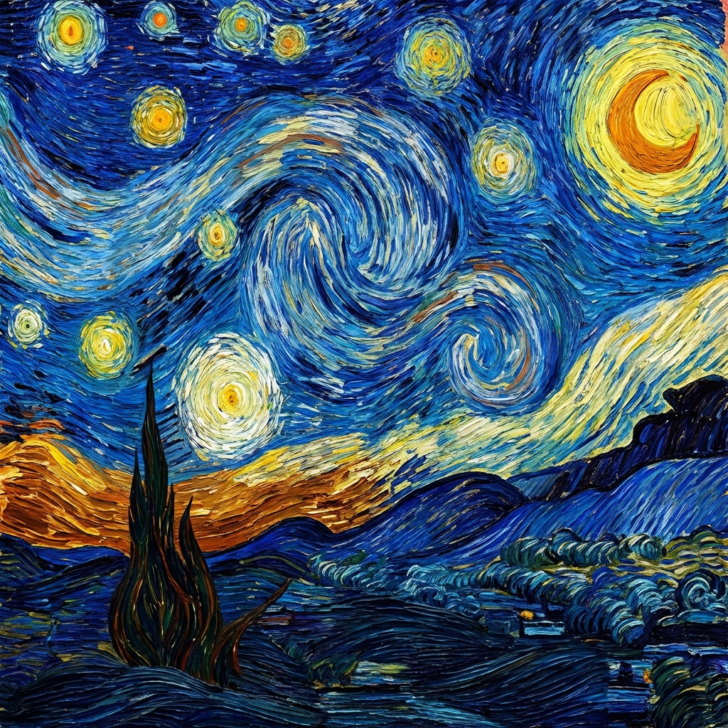 Estilo Van Gogh - Pós-Impressionismo